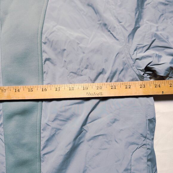 Athleta Womens Large Evolve Hybrid Fleece Jacket Green - Picture 10 of 14